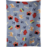 "Caroline's Treasures BB4098KTWL Dog House Icelandic Shepherd Kitchen Towel, 25"" x 15"", Multicolor"