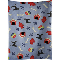 "Caroline's Treasures BB4101KTWL Dog House Collection Labradoodle Kitchen Towel, 25"" x 15"", Multicolor"