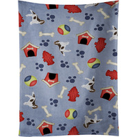"Caroline's Treasures BB4121KTWL Dog House Springer Spaniel Kitchen Towel, 25"" x 15"", Multicolor"