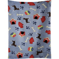 "Caroline's Treasures BB4123KTWL Brindle Staffordshire Bull Terrier Kitchen Towel, 25"" x 15"", Multicolor"