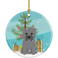 Caroline's Treasures Merry Christmas Tree Glen of Imal Grey Ceramic Ornament