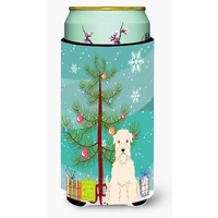 "Caroline's Treasures Merry Christmas Tree Soft Coated Wheaten Terrier Tall Boy Beverage Insulator Hugger BB4186TBC, Multicolor"