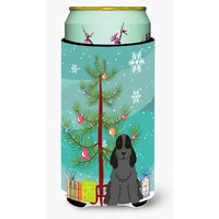 "Caroline's Treasures Merry Christmas Tree Cocker Spaniel black Tall Boy Beverage Insulator Hugger BB4217TBC, Multicolor"