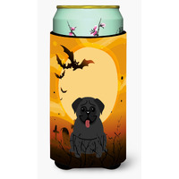 "Caroline's Treasures Halloween Pug black Tall Boy Beverage Insulator Hugger BB4272TBC, Multicolor"