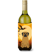 "Caroline's Treasures BB4284LITERK Halloween Mastiff Wine Bottle Beverage Insulator Hugger, 750ml, Multicolor"