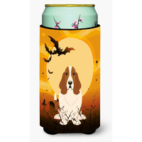 "Caroline's Treasures Halloween Basset Hound Tall Boy Beverage Insulator Hugger BB4287TBC, Multicolor"