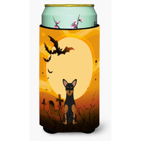 "Caroline's Treasures Halloween Manchester Terrier Tall Boy Beverage Insulator Hugger BB4294TBC, Multicolor"