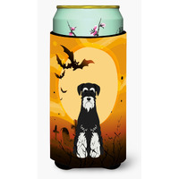"Caroline's Treasures Halloween Standard Schnauzer Salt & Pepper Tall Boy Beverage Insulator Hugger BB4299TBC, Multicolor"
