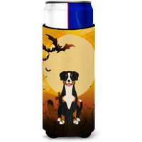 "Caroline's Treasures BB4304MUK Halloween Entlebucher Michelob Ultra Hugger for Slim Cans, Multicolor"