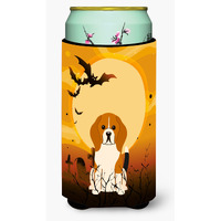 "Caroline's Treasures Halloween Beagle Tricolor Tall Boy Beverage Insulator Hugger BB4306TBC, Multicolor"