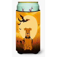 "Caroline's Treasures Halloween Airedale Tall Boy Beverage Insulator Hugger BB4307TBC, Multicolor"