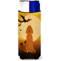 "Caroline's Treasures BB4330MUK Halloween Irish Setter Michelob Ultra Hugger for Slim Cans, Multicolor"