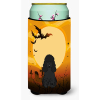 "Caroline's Treasures Halloween Poodle black Tall Boy Beverage Insulator Hugger BB4337TBC, Multicolor"