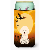 "Caroline's Treasures Halloween Bichon Frise Tall Boy Beverage Insulator Hugger BB4341TBC, Multicolor"