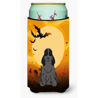 "Caroline's Treasures Halloween Cocker Spaniel black Tall Boy Beverage Insulator Hugger BB4358TBC, Multicolor"