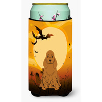 "Caroline's Treasures Halloween Cocker Spaniel Red Tall Boy Beverage Insulator Hugger BB4361TBC, Multicolor"