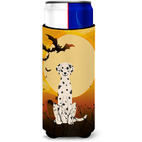 "Caroline's Treasures BB4363MUK Halloween Dalmatian Michelob Ultra Hugger for Slim Cans, Multicolor"