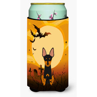 "Caroline's Treasures Halloween English Toy Terrier Tall Boy Beverage Insulator Hugger BB4375TBC, Multicolor"