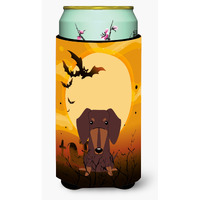 "Caroline's Treasures Halloween Dachshund Chocolate Tall Boy Beverage Insulator Hugger BB4397TBC, Multicolor"