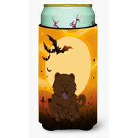 "Caroline's Treasures Halloween Chow Chocolate Tall Boy Beverage Insulator Hugger BB4407TBC, Multicolor"