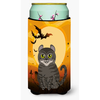"Caroline's Treasures Halloween American Curl Cat Tall Boy Beverage Insulator Hugger, Multicolor"