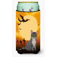 "Caroline's Treasures Halloween Asian Cat Tall Boy Beverage Insulator Hugger, Multicolor"