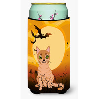 "Caroline's Treasures Halloween Australian Mist Cat Tall Boy Beverage Insulator Hugger, Multicolor"