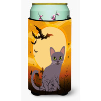 "Caroline's Treasures Halloween Korat Cat Tall Boy Beverage Insulator Hugger, Multicolor"