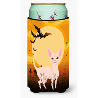 "Caroline's Treasures Halloween Sphynx Cat Tall Boy Beverage Insulator Hugger, Multicolor"