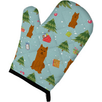 "Caroline's Treasures BB4682OVMT Christmas Karelian Bear Dog Oven Mitt, 12"" by 8.5"", Multicolor"