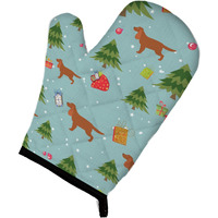 "Caroline's Treasures BB4836OVMT Christmas English Cocker Spaniel Oven Mitt, 12"" by 8.5"", Multicolor"
