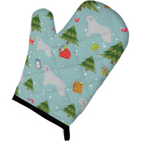 "Caroline's Treasures BB4839OVMT Christmas Spanish Water Dog Oven Mitt, 12"" by 8.5"", Multicolor"