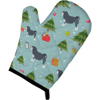 "Caroline's Treasures BB4859OVMT Christmas Lowchen Oven Mitt, 12"" by 8.5"", Multicolor"