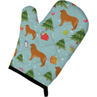 "Caroline's Treasures BB4882OVMT Christmas Leonberger Oven Mitt, 12"" by 8.5"", Multicolor"