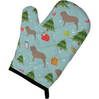 "Caroline's Treasures BB4889OVMT Christmas Neapolitan Mastiff Oven Mitt, 12"" by 8.5"", Multicolor"