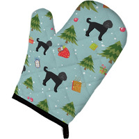 "Caroline's Treasures BB4963OVMT Christmas Labradoodle Oven Mitt, 12"" by 8.5"", Multicolor"