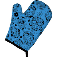 "Caroline's Treasures Day of the Dead Red Oven Mitt, Multicolor, 12"" x 8.5"""