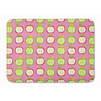 "Caroline's Treasures Apples on Pink Floor Mat, 19"" x 27"", Multicolor"