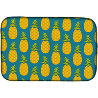 "Caroline's Treasures Pineapples On Teal Dish Drying Mat, 14"" x 21"", Multicolor"