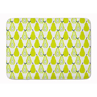 "Caroline's Treasures Pears on White Floor Mat, 19"" x 27"", Multicolor"