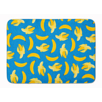 "Caroline's Treasures Bananas on Blue Floor Mat, 19"" x 27"", Multicolor"