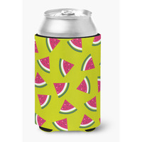 "Caroline's Treasures Watermelon On Lime green Can or Bottle Hugger, Can Hugger, Multicolor"
