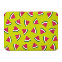 "Caroline's Treasures Watermelon on Lime Green Floor Mat, 19"" x 27"", Multicolor"