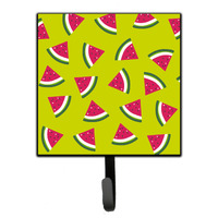 "Caroline's Treasures Watermelon on Lime Green Wall Hook, Small, Multicolor"