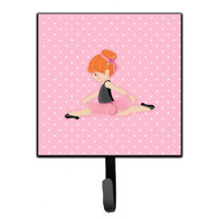 "Caroline's Treasures Ballerina Red Head Jete Wall Hook, Small, Multicolor"