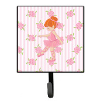 "Caroline's Treasures Ballerina Red Head Point Wall Hook, Small, Multicolor"