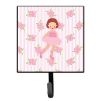 "Caroline's Treasures Ballerina Red Short Hair Wall Hook, Small, Multicolor"