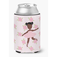 "Caroline's Treasures Ballerina African American Ponytails Can or Bottle Hugger, Can Hugger, Multicolor"