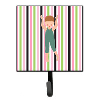"Caroline's Treasures Dancer Bikatard Brown Hair Wall Hook, Small, Multicolor"