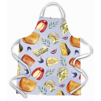 "Caroline's Treasures Assortment of Cheeses Apron, Large, Multicolor"